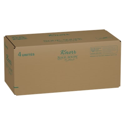 Knorr® Professionnel Soupe du Jour Crème de Tomates et de Poivrons Rouges Rôtis 4 x 486 gr - 